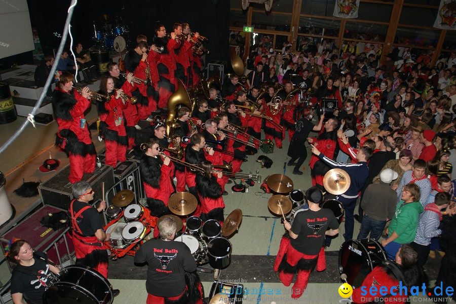 STIERBALL 2012 mit CRASH, YETIS und BAD BULLS: Wahlwies am Bodensee, 17.02.