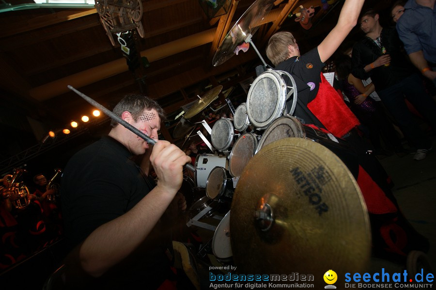 STIERBALL 2012 mit CRASH, YETIS und BAD BULLS: Wahlwies am Bodensee, 17.02.