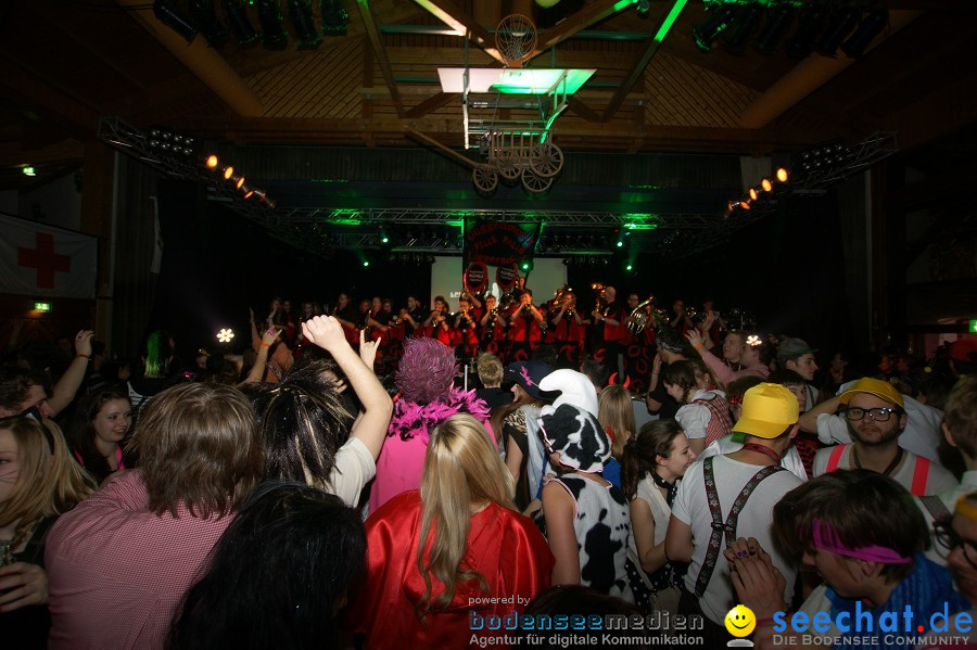 STIERBALL 2012 mit CRASH, YETIS und BAD BULLS: Wahlwies am Bodensee, 17.02.