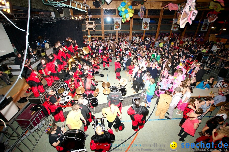 STIERBALL 2012 mit CRASH, YETIS und BAD BULLS: Wahlwies am Bodensee, 17.02.