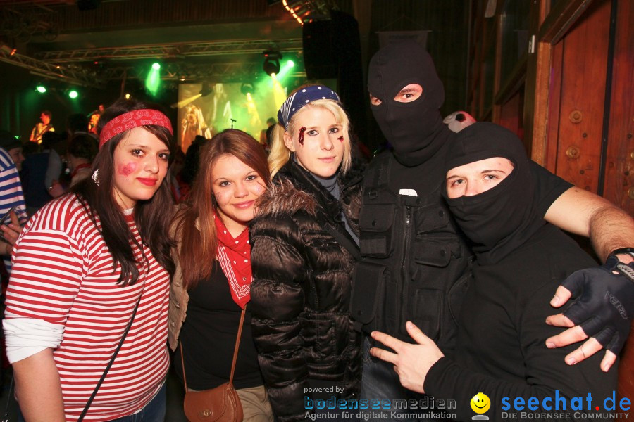 STIERBALL 2012 mit CRASH, YETIS und BAD BULLS: Wahlwies am Bodensee, 17.02.