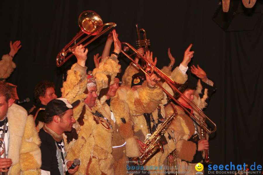 STIERBALL 2012 mit CRASH, YETIS und BAD BULLS: Wahlwies am Bodensee, 17.02.