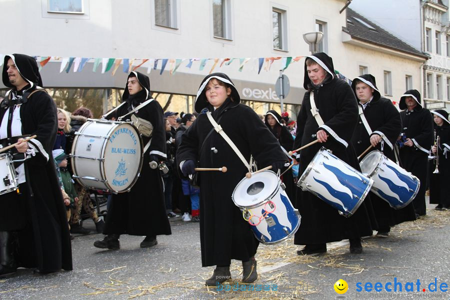 Kinderumzug - Fasnetsumzug: Singen am Bodensee, 18.02.2012