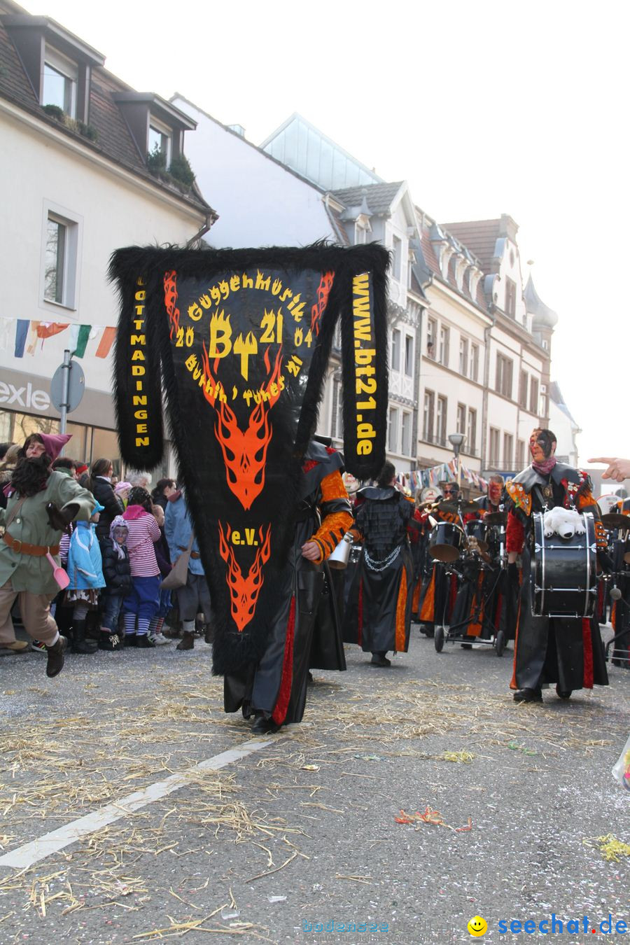 Kinderumzug - Fasnetsumzug: Singen am Bodensee, 18.02.2012