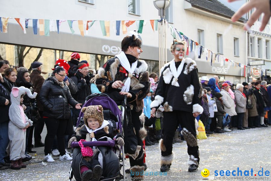 Kinderumzug - Fasnetsumzug: Singen am Bodensee, 18.02.2012