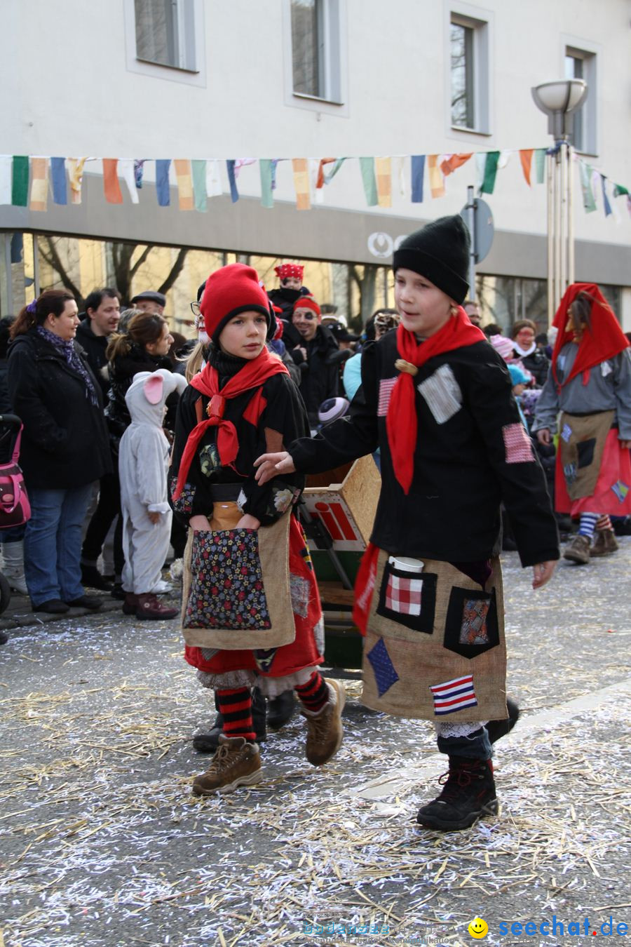 Kinderumzug - Fasnetsumzug: Singen am Bodensee, 18.02.2012