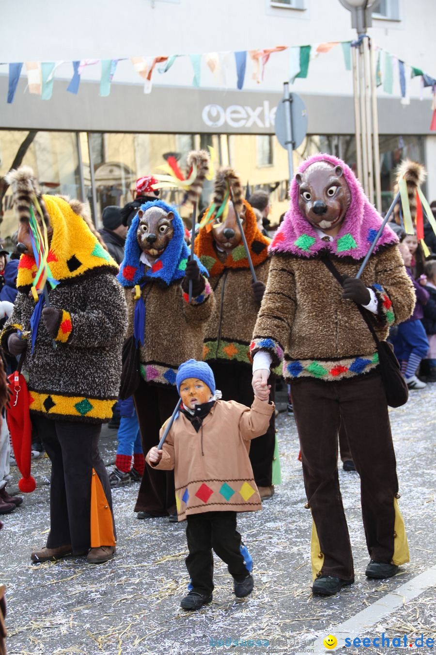 Kinderumzug - Fasnetsumzug: Singen am Bodensee, 18.02.2012