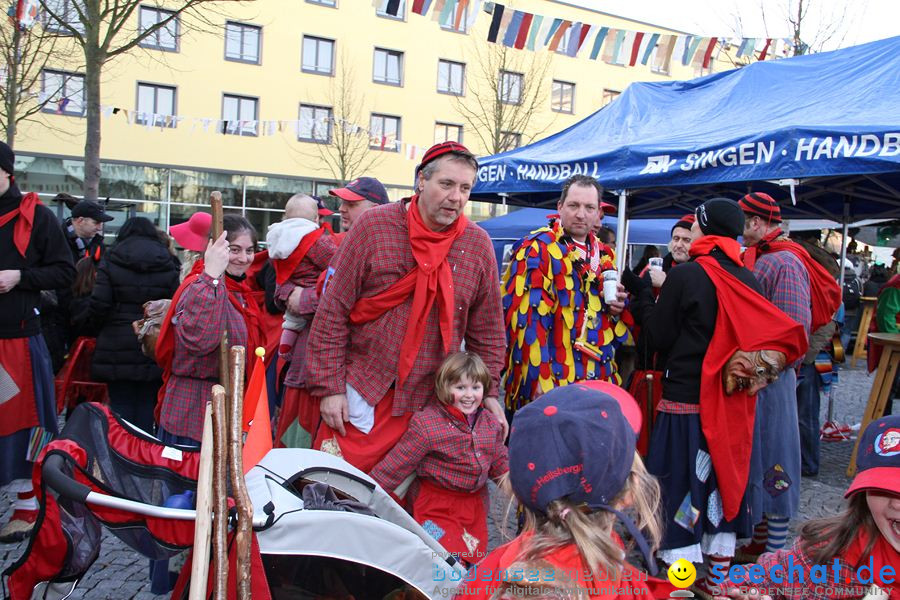 Kinderumzug - Fasnetsumzug: Singen am Bodensee, 18.02.2012