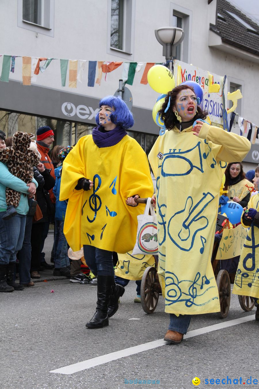 Kinderumzug - Fasnetsumzug: Singen am Bodensee, 18.02.2012