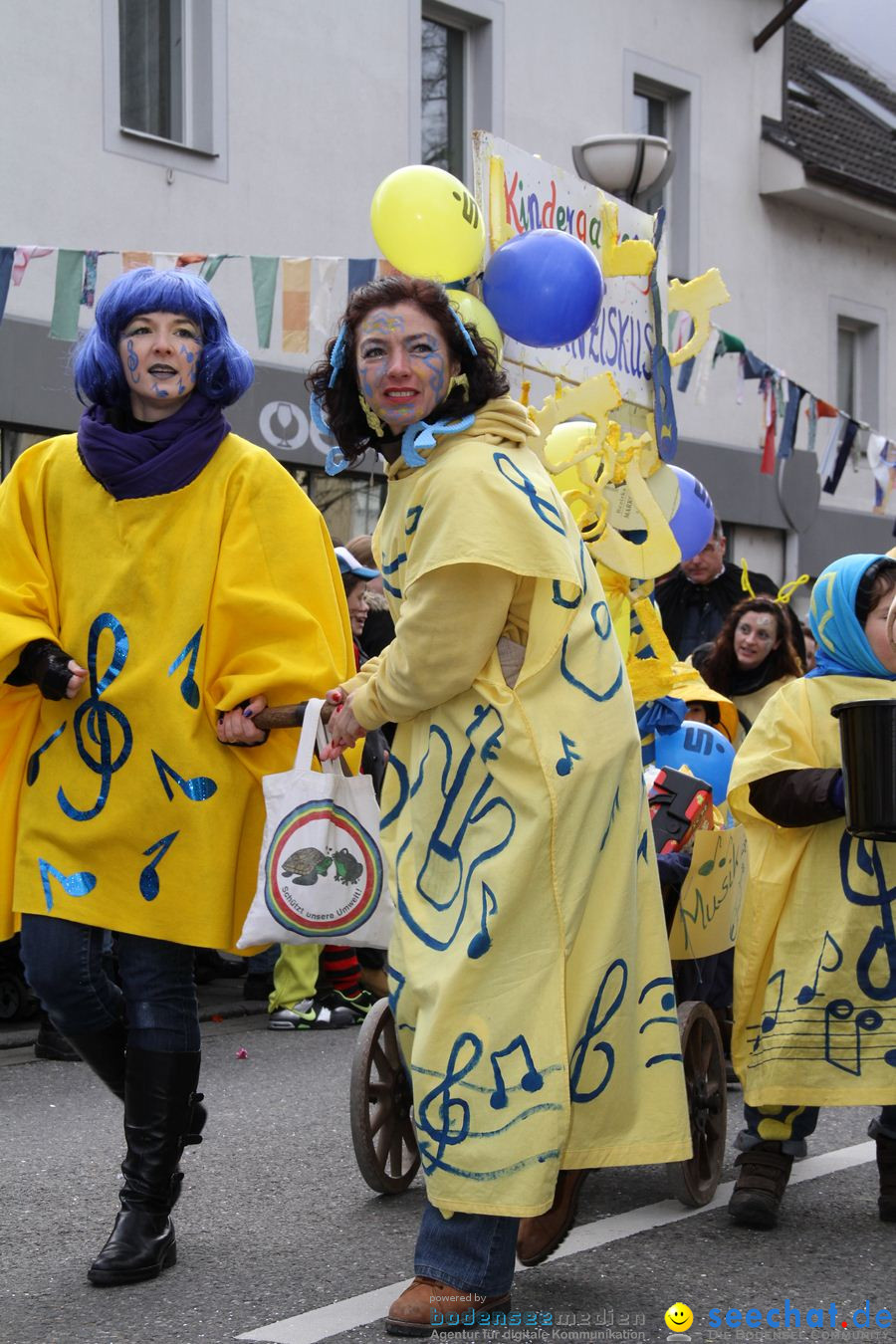 Kinderumzug - Fasnetsumzug: Singen am Bodensee, 18.02.2012