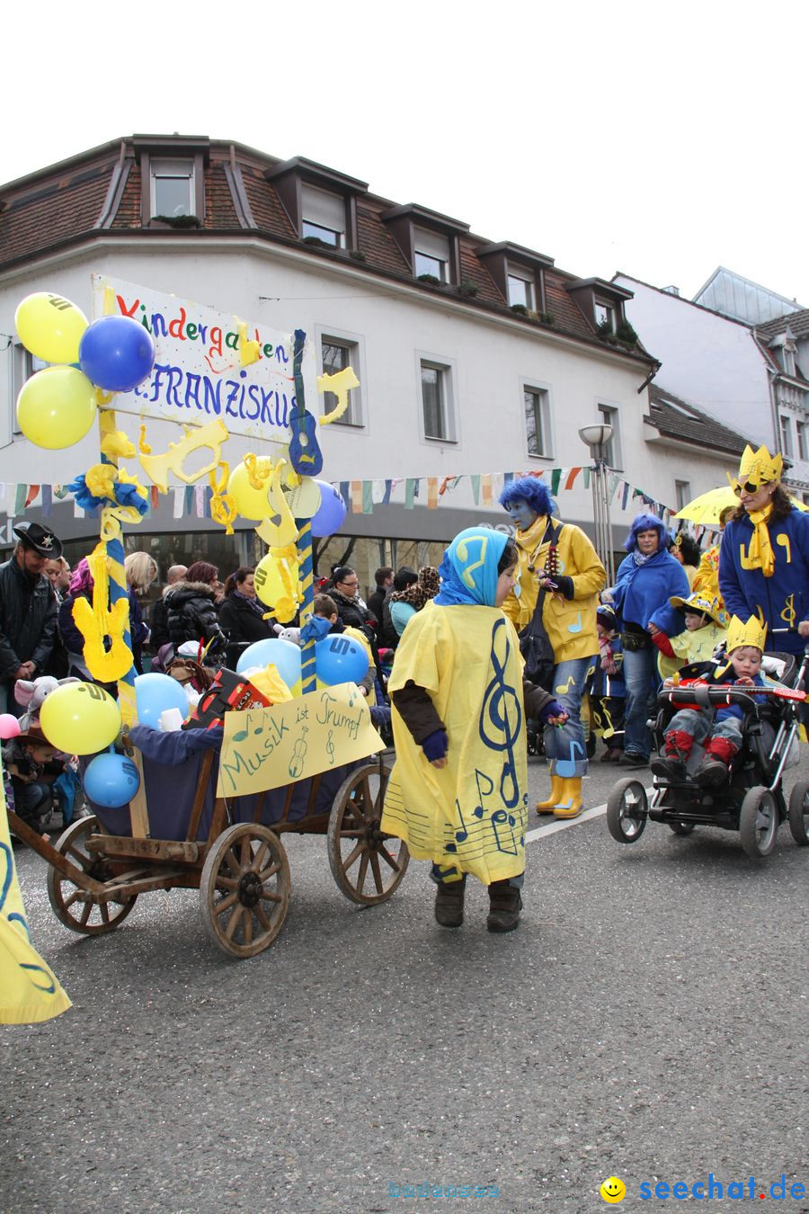 Kinderumzug - Fasnetsumzug: Singen am Bodensee, 18.02.2012