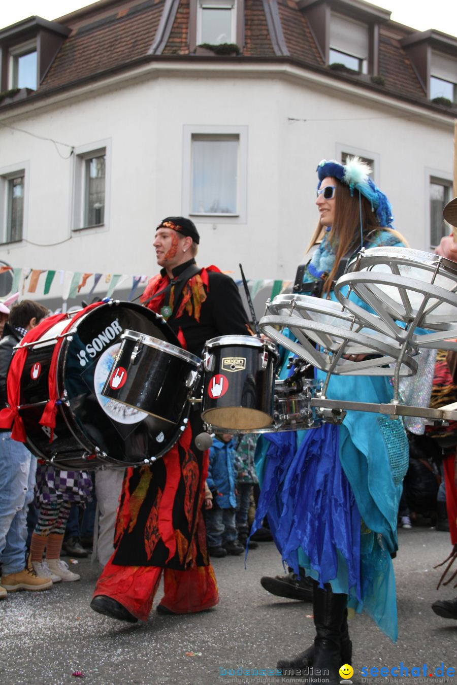 Kinderumzug - Fasnetsumzug: Singen am Bodensee, 18.02.2012