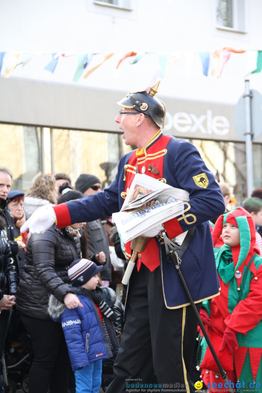 Kinderumzug - Fasnetsumzug: Singen am Bodensee, 18.02.2012