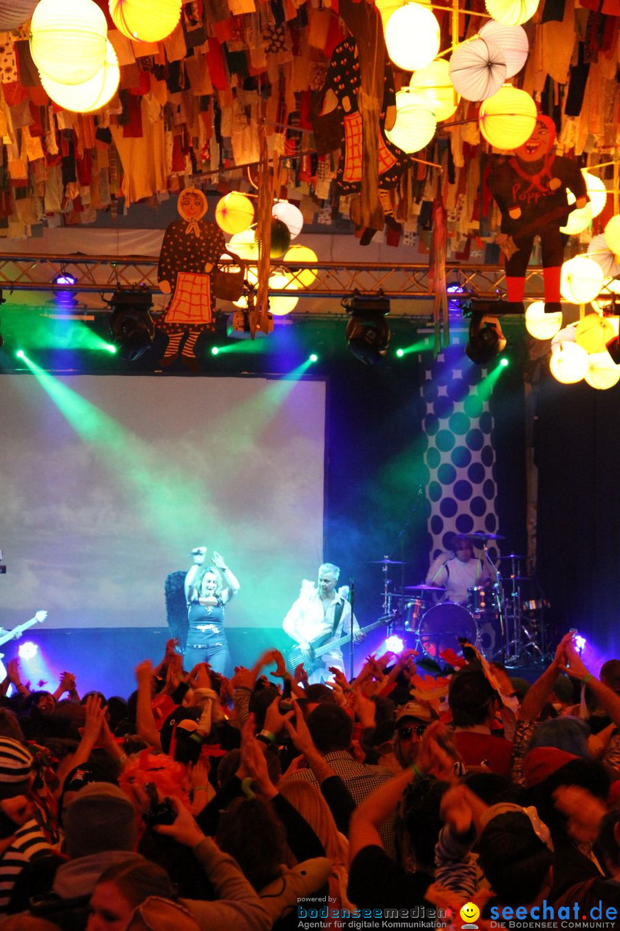 Fasnetsnacht in der Scheffelhalle: Singen am Bodensee, 18.02.2012