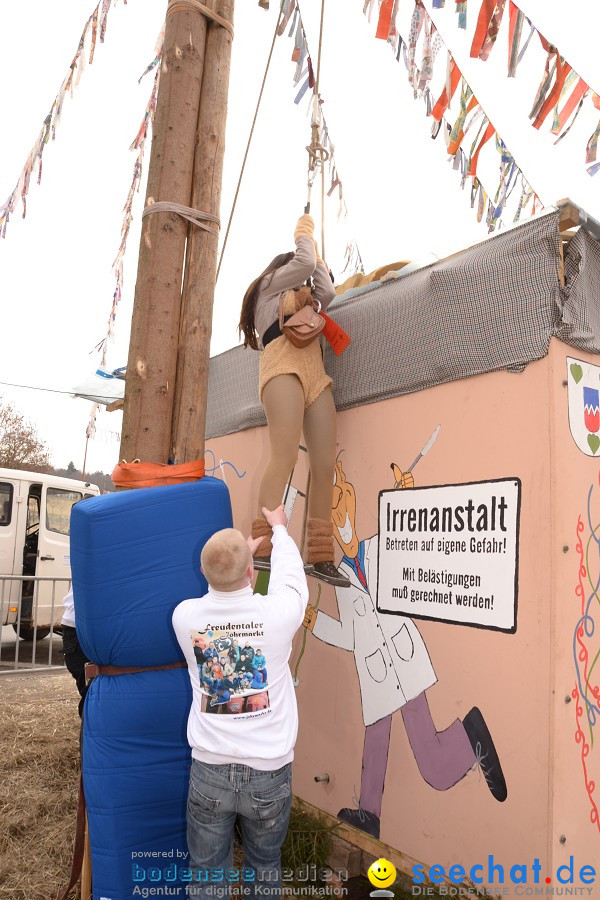 Johrmarkt - nur alle vier Jahre - Rosenmontag: Freudental, 20.02.2012