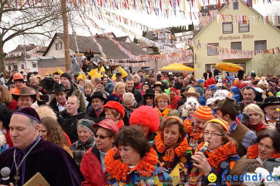 Johrmarkt - nur alle vier Jahre - Rosenmontag: Freudental, 20.02.2012