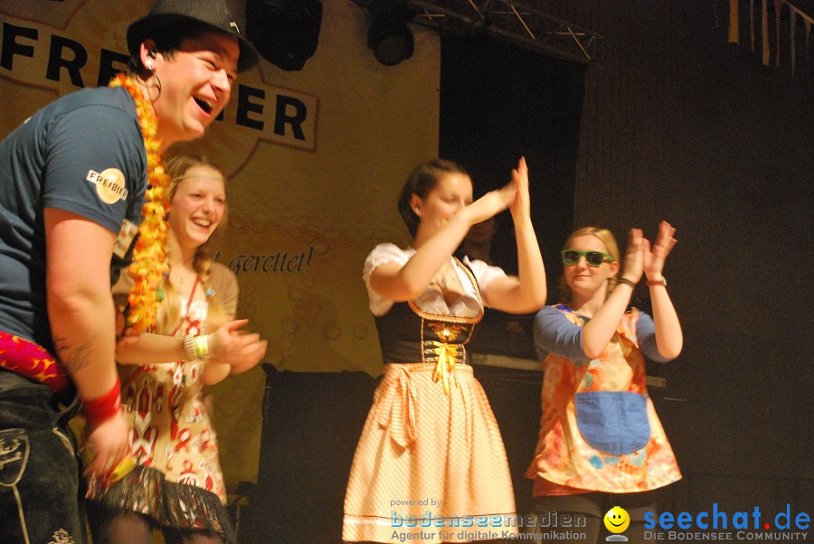 Rosenmontagsball mit der Partyband FREIBIER: Steisslingen am Bodensee, 20.0