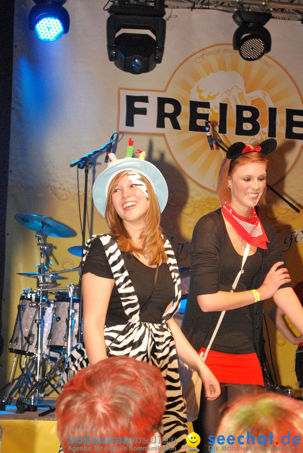 Rosenmontagsball mit der Partyband FREIBIER: Steisslingen am Bodensee, 20.0