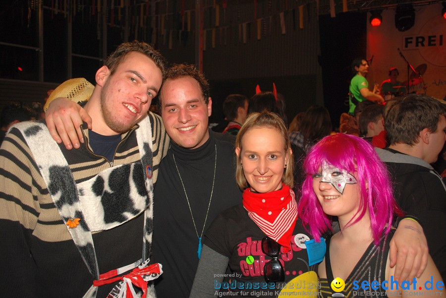 Rosenmontagsball mit der Partyband FREIBIER: Steisslingen am Bodensee, 20.0