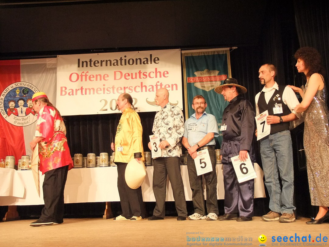 Internationale Deutsche Bartmeisterschaft: Bad-Schussenried, 21.04.2012