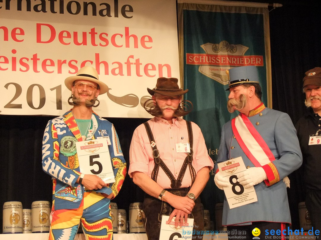 Internationale Deutsche Bartmeisterschaft: Bad-Schussenried, 21.04.2012