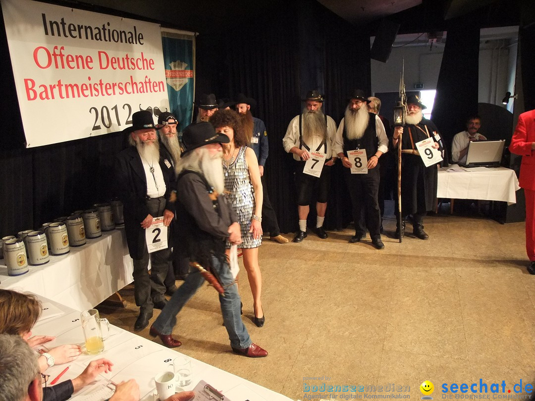 Internationale Deutsche Bartmeisterschaft: Bad-Schussenried, 21.04.2012