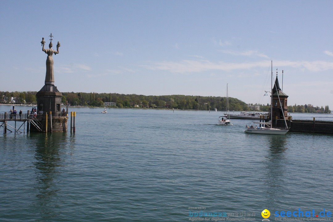 41. Internationale Flottensternfahrt am Bodensee: Meersburg, 28.04.2012