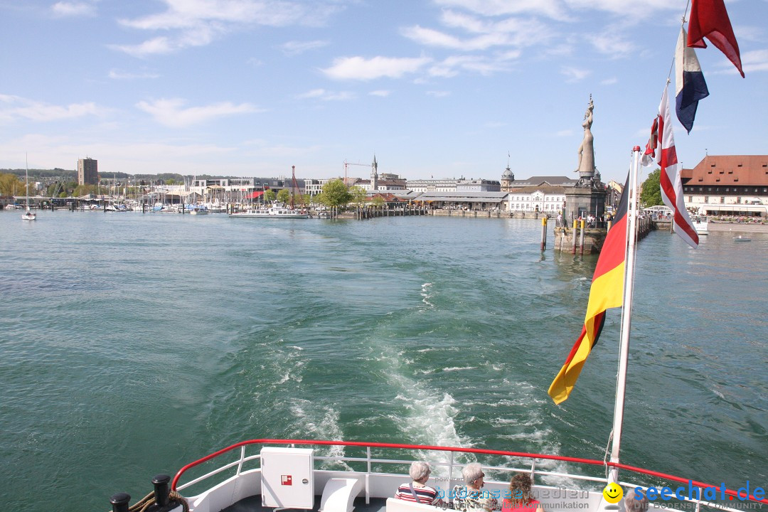 41. Internationale Flottensternfahrt am Bodensee: Meersburg, 28.04.2012