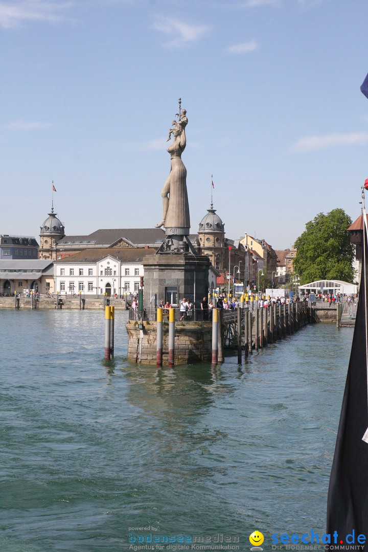 41. Internationale Flottensternfahrt am Bodensee: Meersburg, 28.04.2012