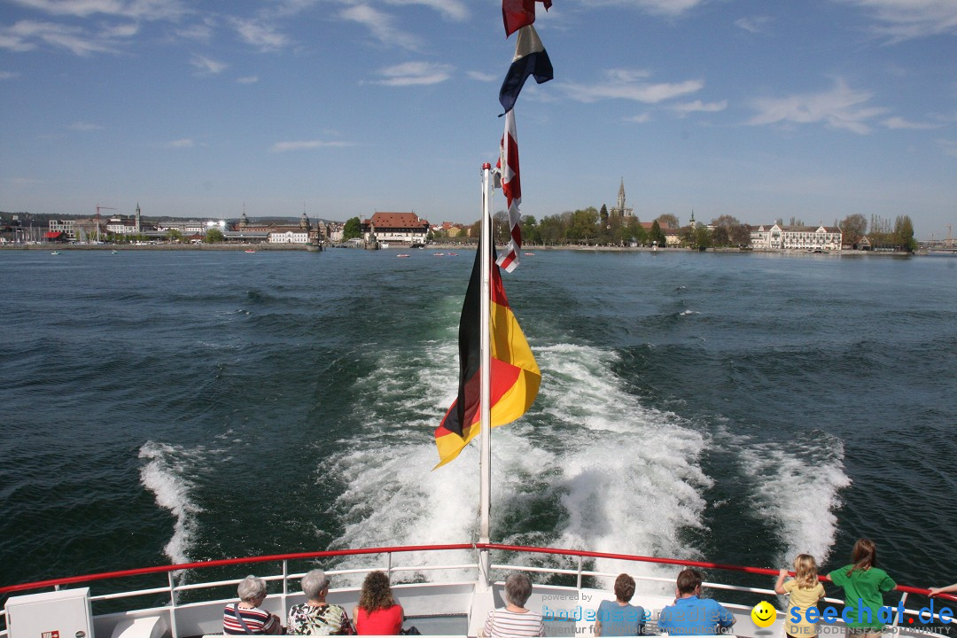 41. Internationale Flottensternfahrt am Bodensee: Meersburg, 28.04.2012