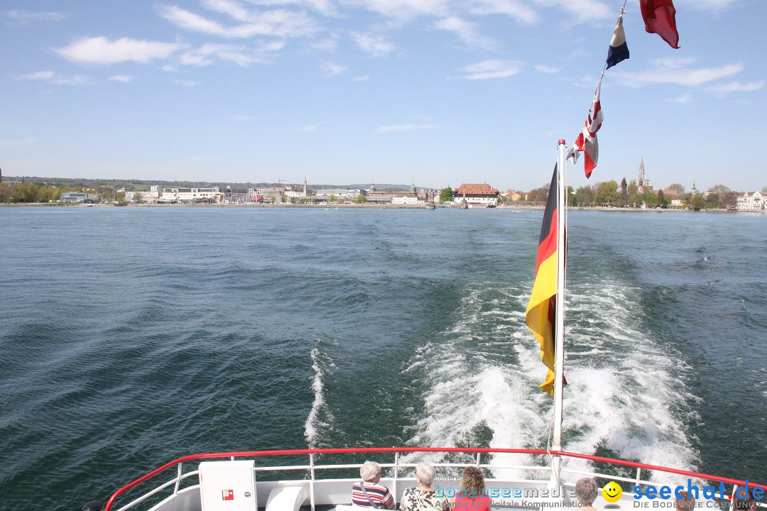 41. Internationale Flottensternfahrt am Bodensee: Meersburg, 28.04.2012