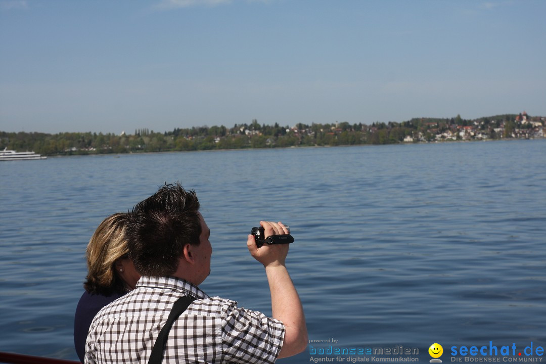 41. Internationale Flottensternfahrt am Bodensee: Meersburg, 28.04.2012