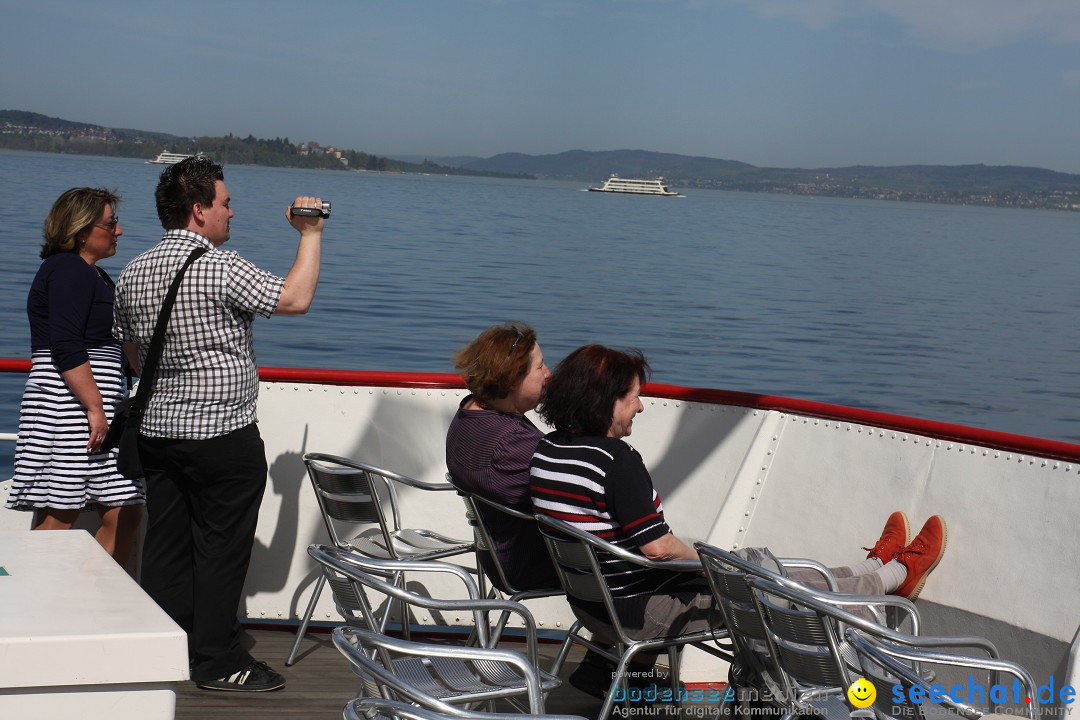 41. Internationale Flottensternfahrt am Bodensee: Meersburg, 28.04.2012