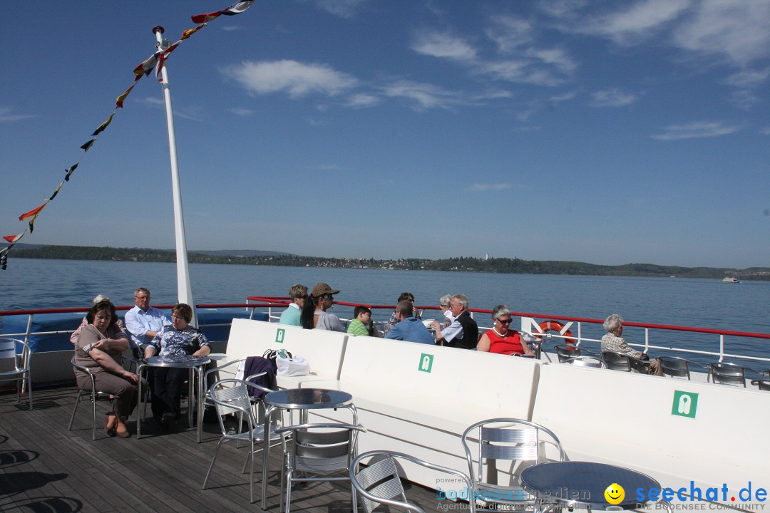 41. Internationale Flottensternfahrt am Bodensee: Meersburg, 28.04.2012