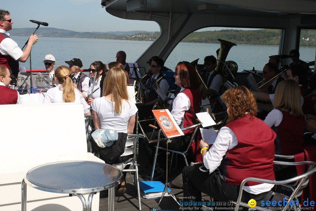 41. Internationale Flottensternfahrt am Bodensee: Meersburg, 28.04.2012