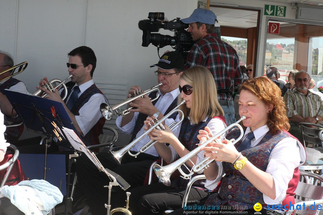 41. Internationale Flottensternfahrt am Bodensee: Meersburg, 28.04.2012