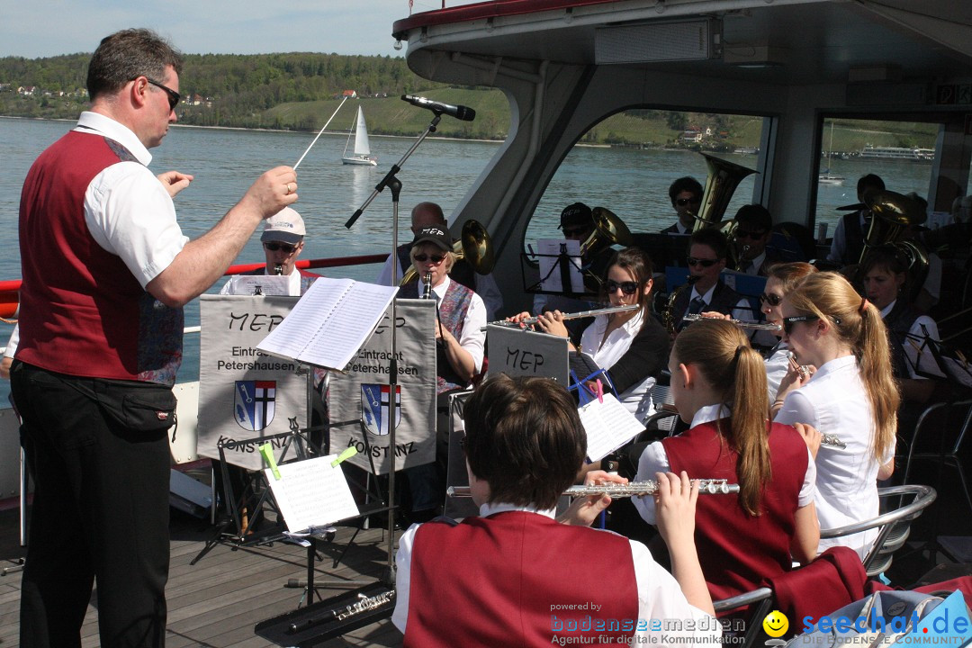 41. Internationale Flottensternfahrt am Bodensee: Meersburg, 28.04.2012