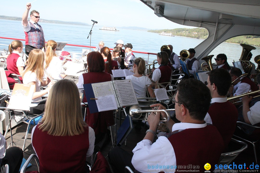 41. Internationale Flottensternfahrt am Bodensee: Meersburg, 28.04.2012