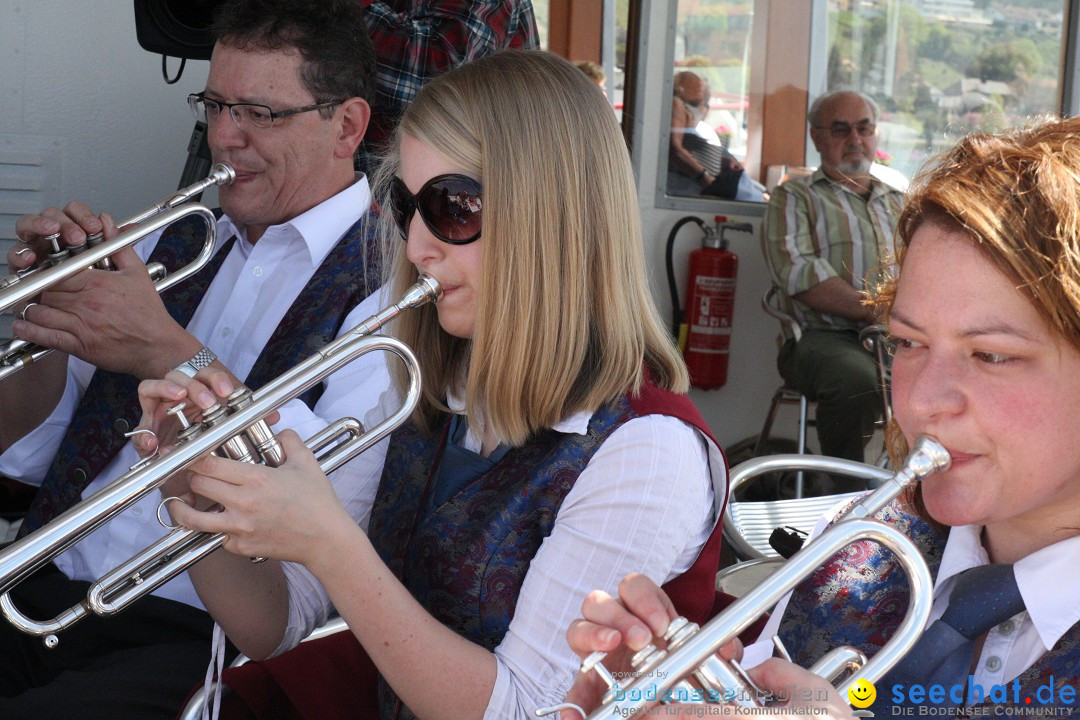 41. Internationale Flottensternfahrt am Bodensee: Meersburg, 28.04.2012