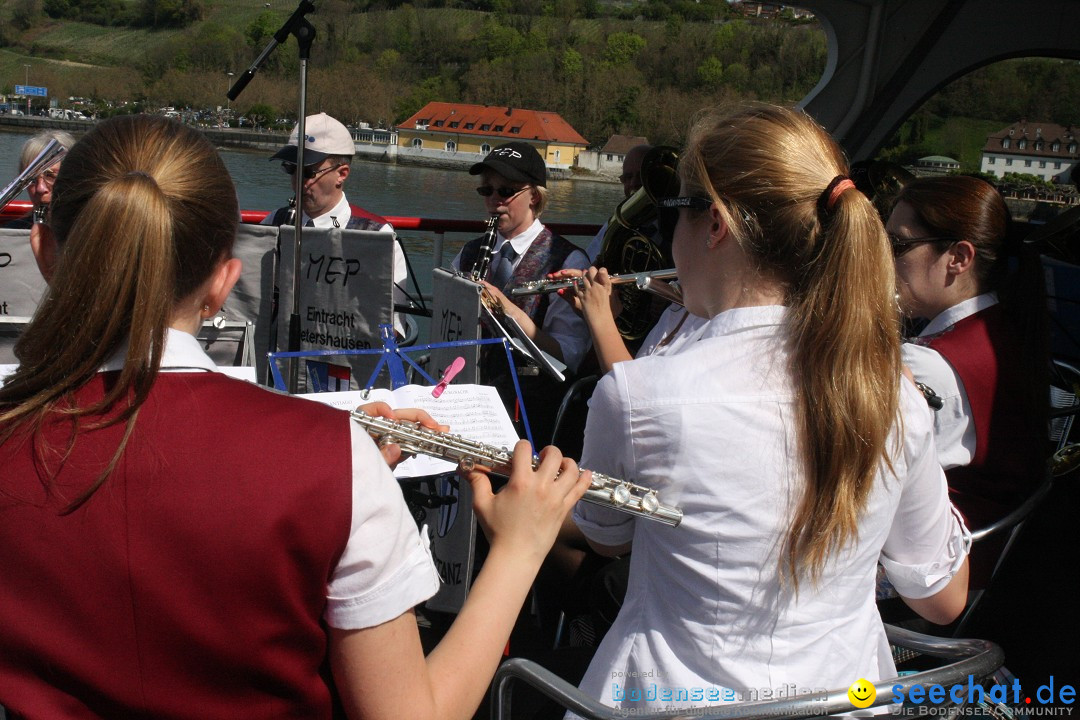 41. Internationale Flottensternfahrt am Bodensee: Meersburg, 28.04.2012