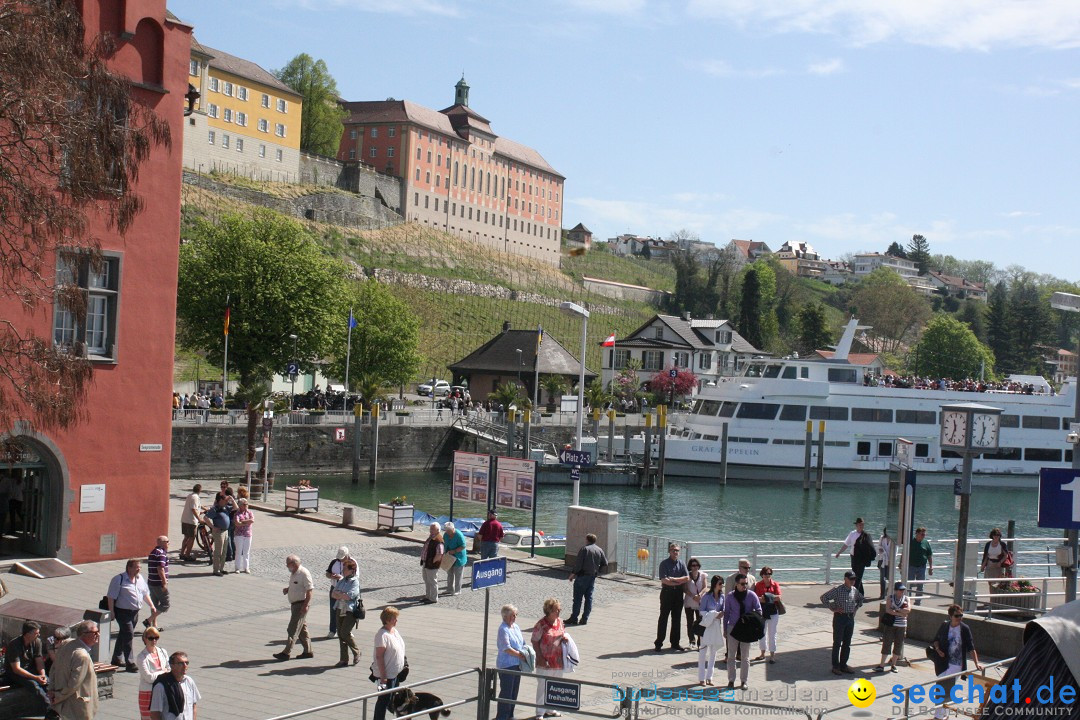 41. Internationale Flottensternfahrt am Bodensee: Meersburg, 28.04.2012