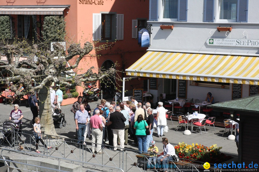 41. Internationale Flottensternfahrt am Bodensee: Meersburg, 28.04.2012