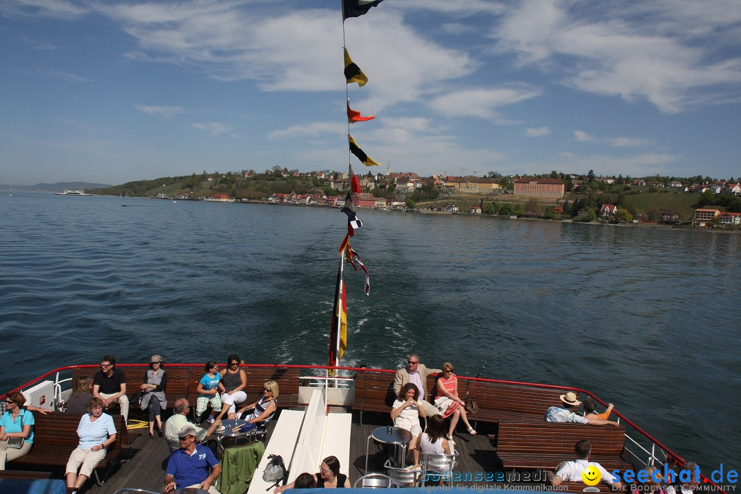 41. Internationale Flottensternfahrt am Bodensee: Meersburg, 28.04.2012