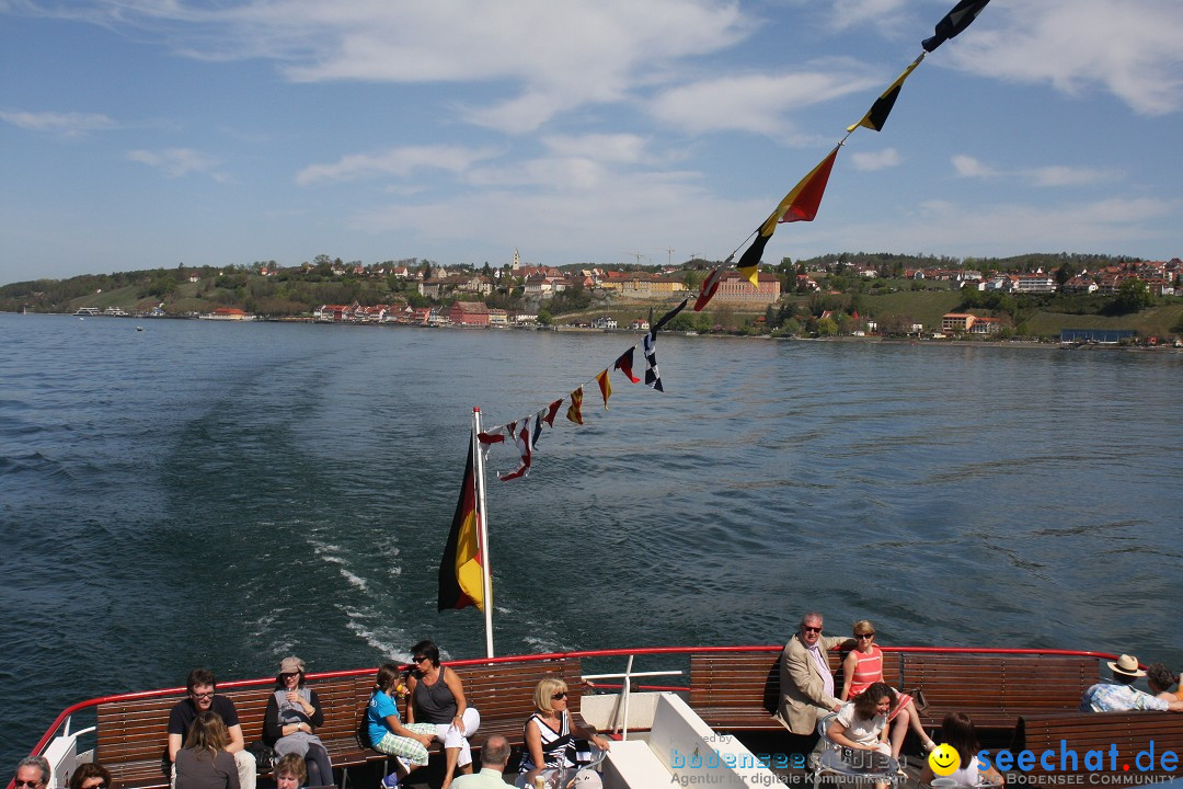 41. Internationale Flottensternfahrt am Bodensee: Meersburg, 28.04.2012