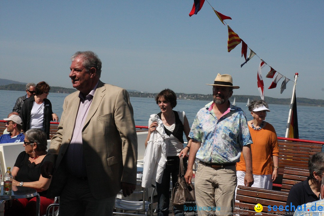 41. Internationale Flottensternfahrt am Bodensee: Meersburg, 28.04.2012