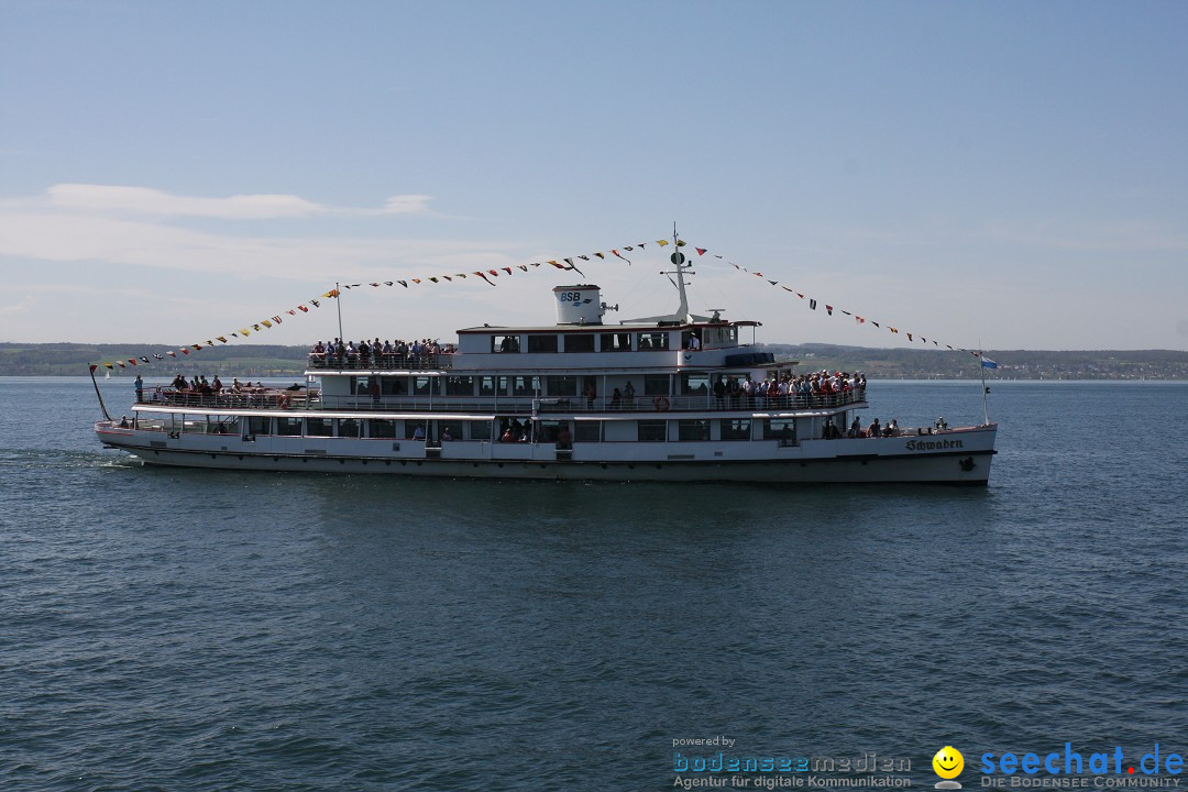 41. Internationale Flottensternfahrt am Bodensee: Meersburg, 28.04.2012