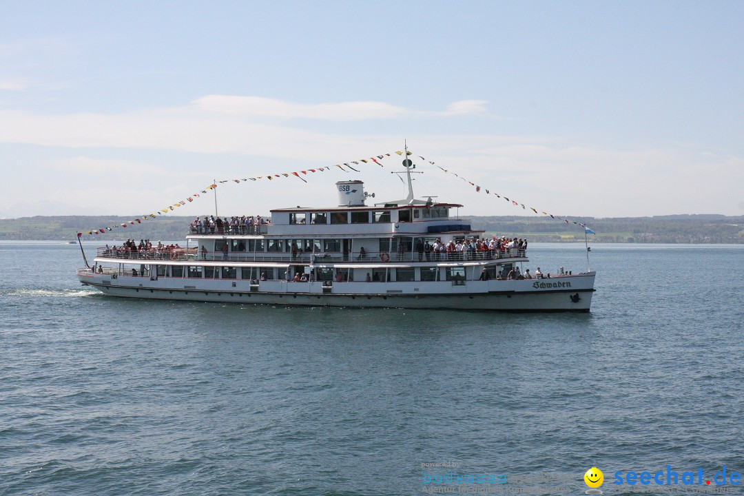 41. Internationale Flottensternfahrt am Bodensee: Meersburg, 28.04.2012