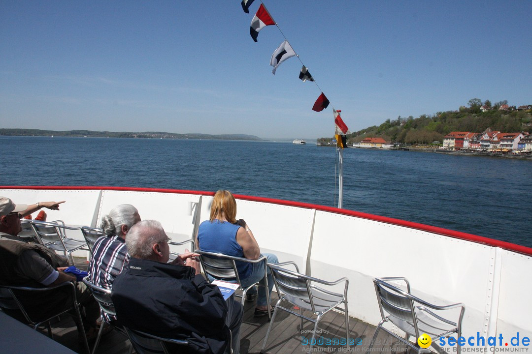 41. Internationale Flottensternfahrt am Bodensee: Meersburg, 28.04.2012