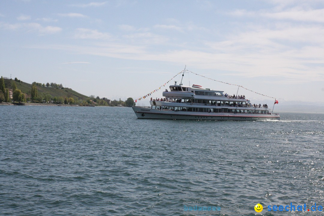 41. Internationale Flottensternfahrt am Bodensee: Meersburg, 28.04.2012