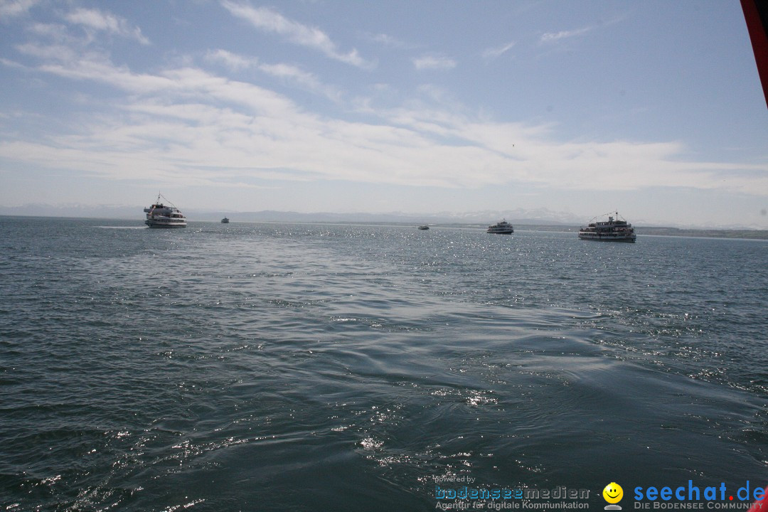 41. Internationale Flottensternfahrt am Bodensee: Meersburg, 28.04.2012